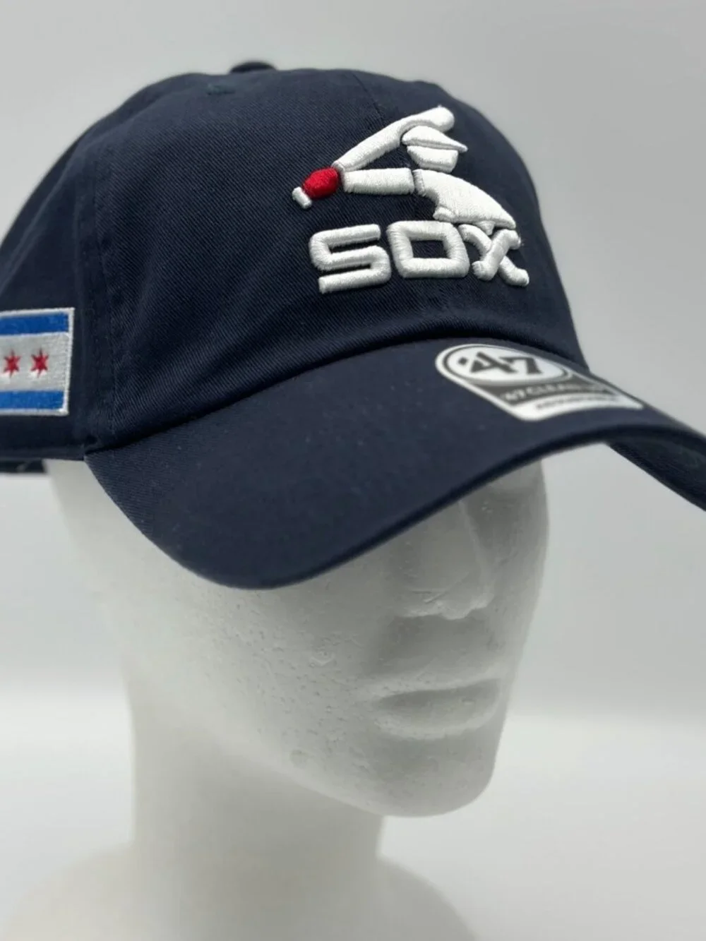 Chicago White Sox Hat One Size Navy Cooperstown Old Logo '47 Baseball MLB Retro